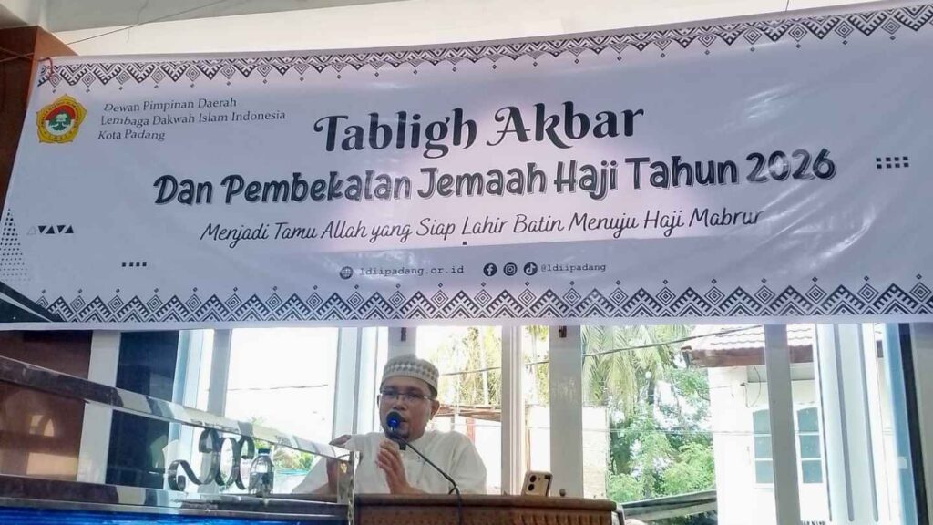 Tabligh Akbar LDII Padang Bekali Calon Jemaah Haji, Raih Haji Mabrur