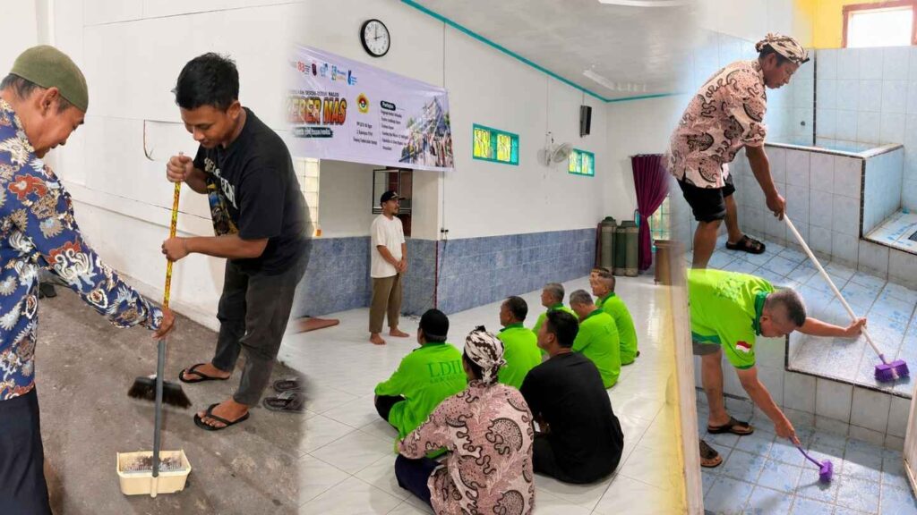 Dukung Gerakan Bersih-Bersih Masjid Kemenag, LDII Agam Ajak Warga Peduli Lingkungan